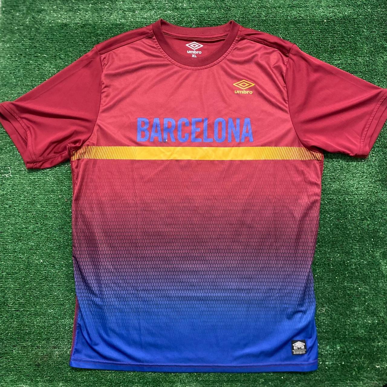 Umbro Barcelona FC Shirt Spain National Soccer... - Depop