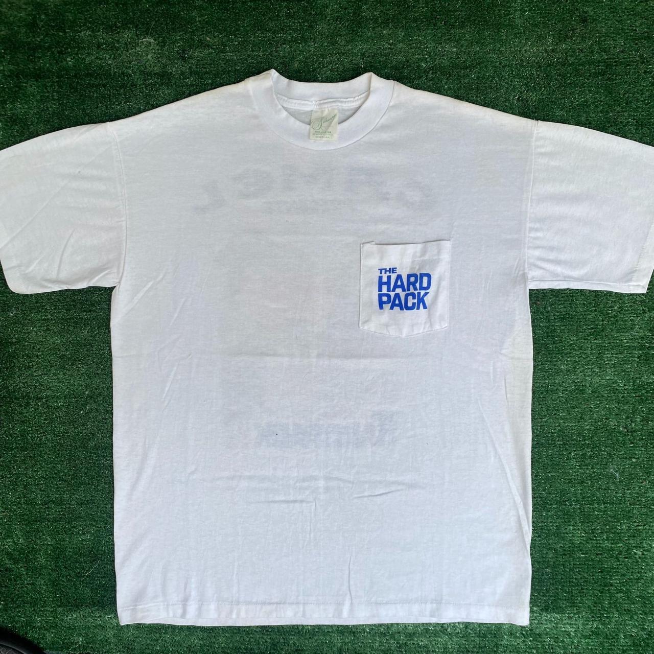 Vintage 90s Camel Joe Shirt White Hard Pack Logo | Depop