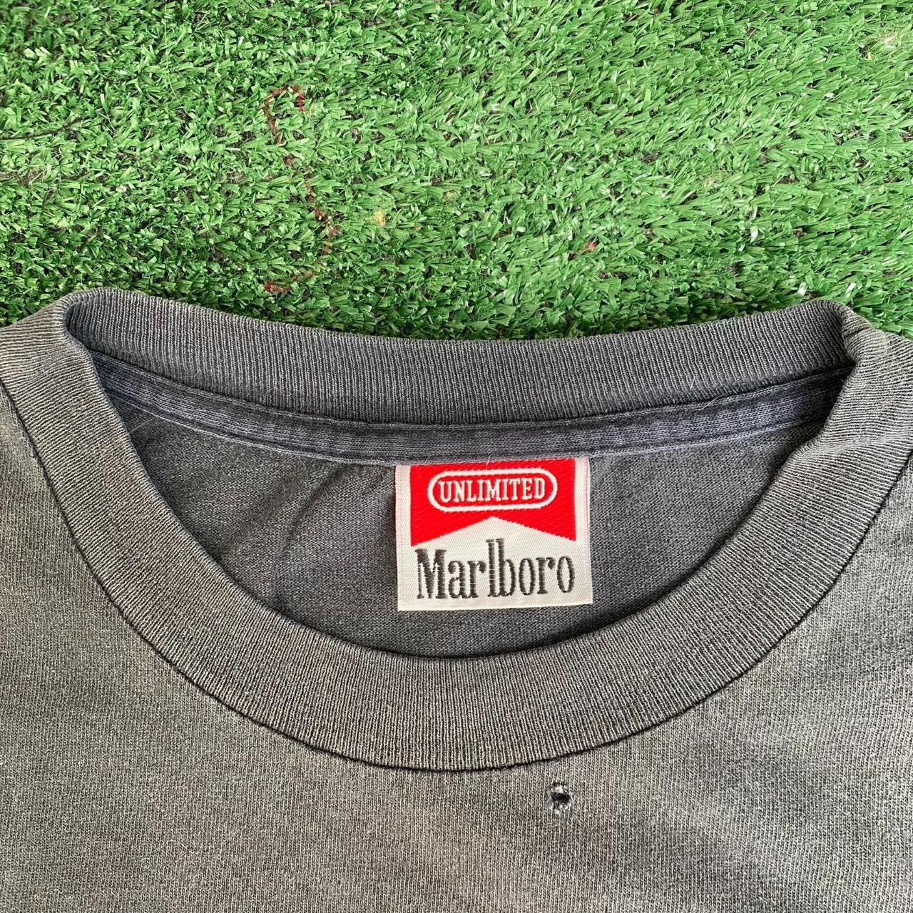 Vintage 90s Marlboro Unlimited Shirt Train Logo Sun | Depop