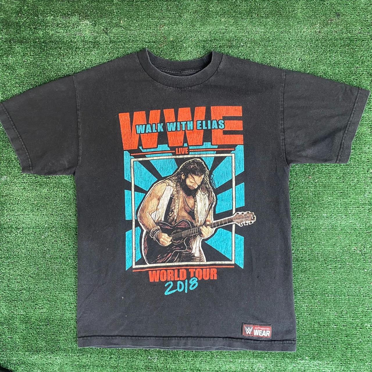 WWE Elias Tour Shirt Wrestler Blues Rock Depop