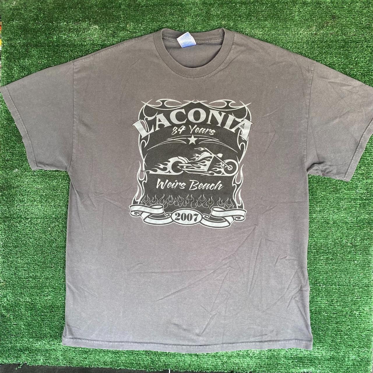 Vintage popular Laconia Motorcycle Shirt