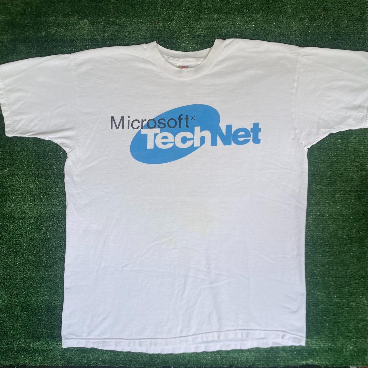Vintage 90s Microsoft Windows Swat Team Shirt Sz XL Single