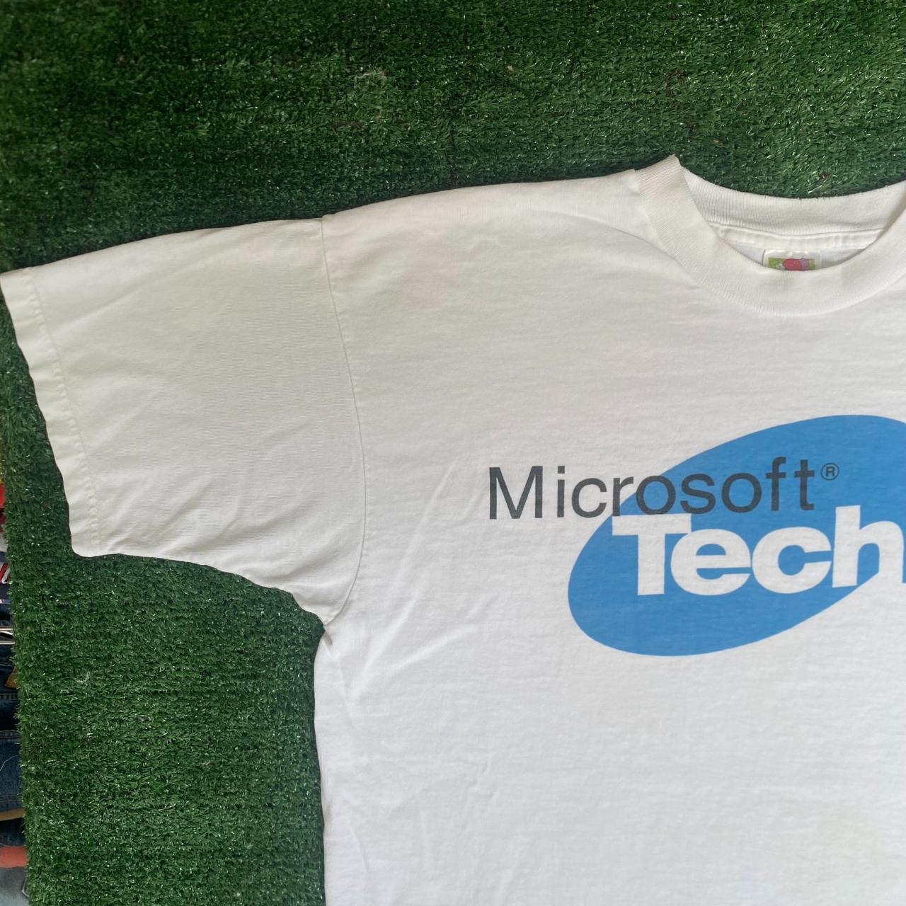 90s Microsoft NEC 企業 ホワイト Tシャツ XL - メルカリ