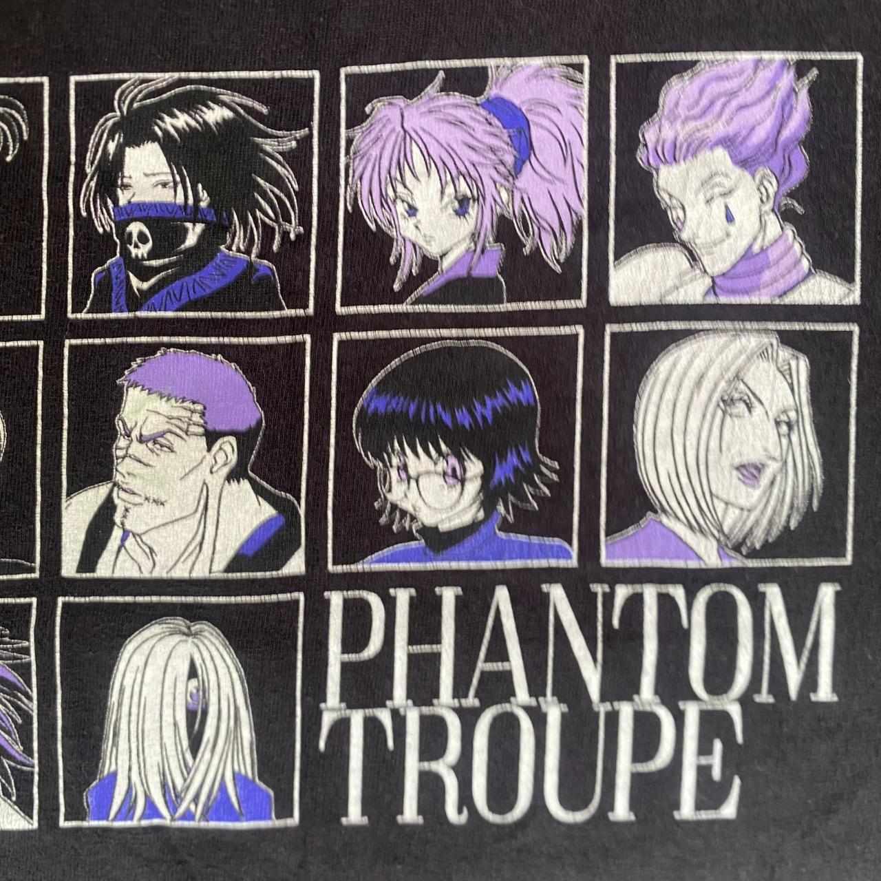 Vintage Y2K Hunter X Hunter Shirt Phantom Troupe | Depop