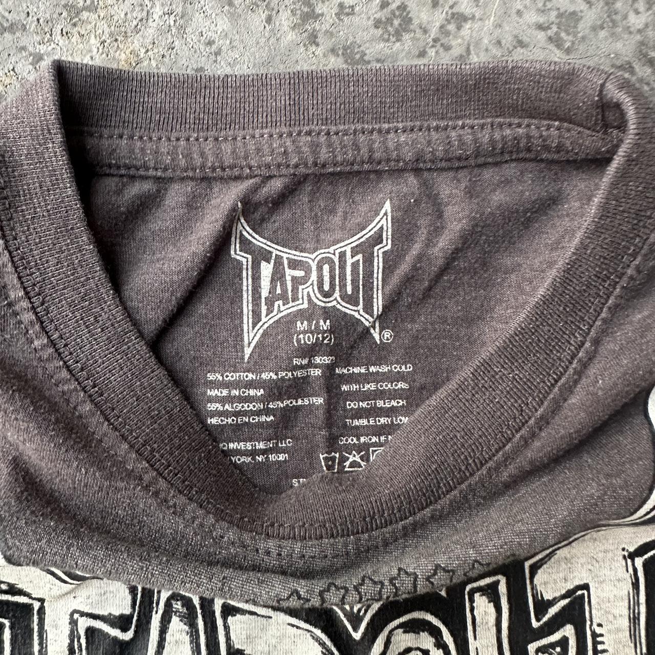 Y2K Grunge Wings Tapout Shirt Size small kids... - Depop