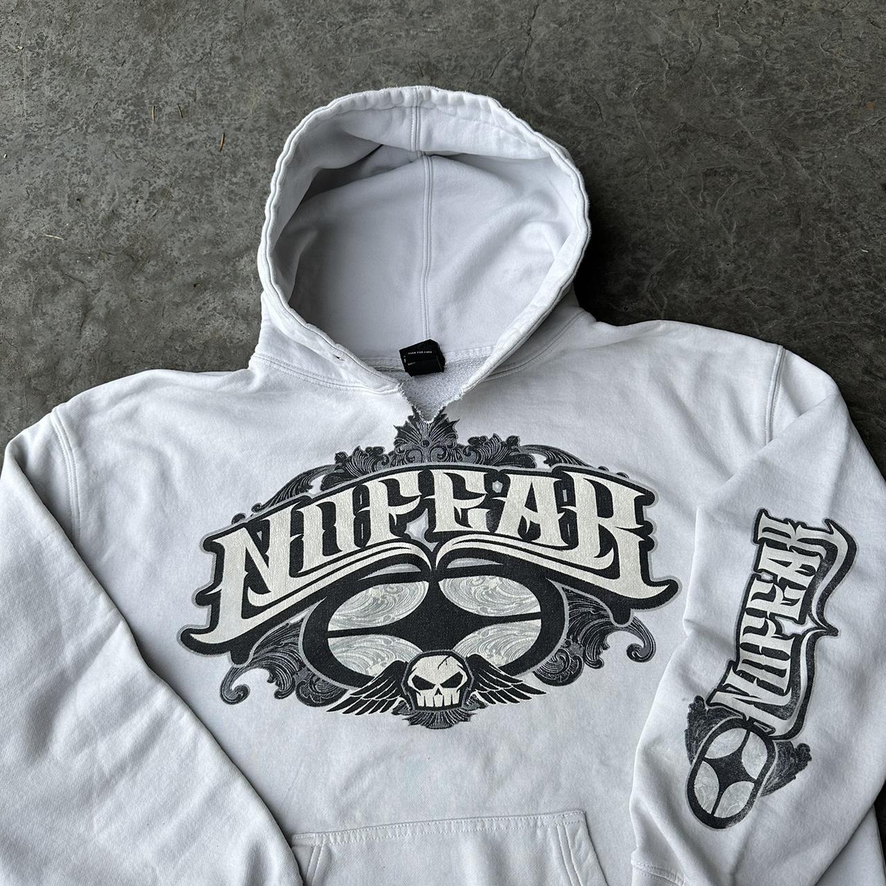 No fear deals skull hoodie