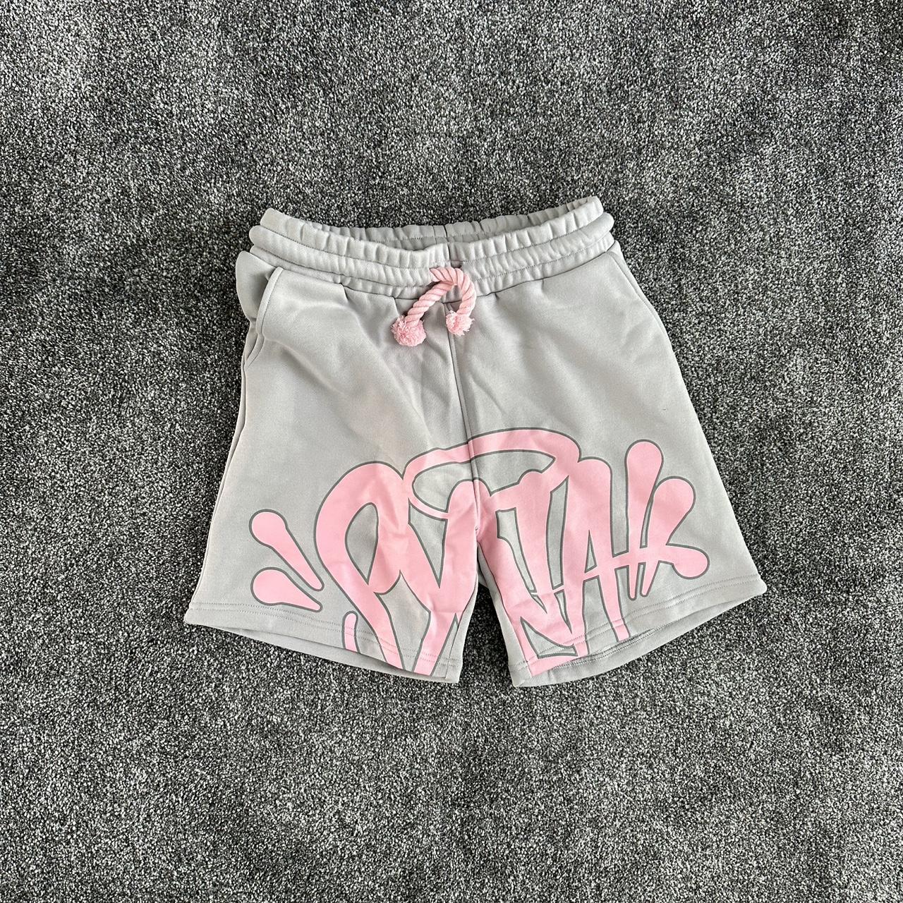 Syna World Short Set, Grey and Pink, Fits a S & M | Depop