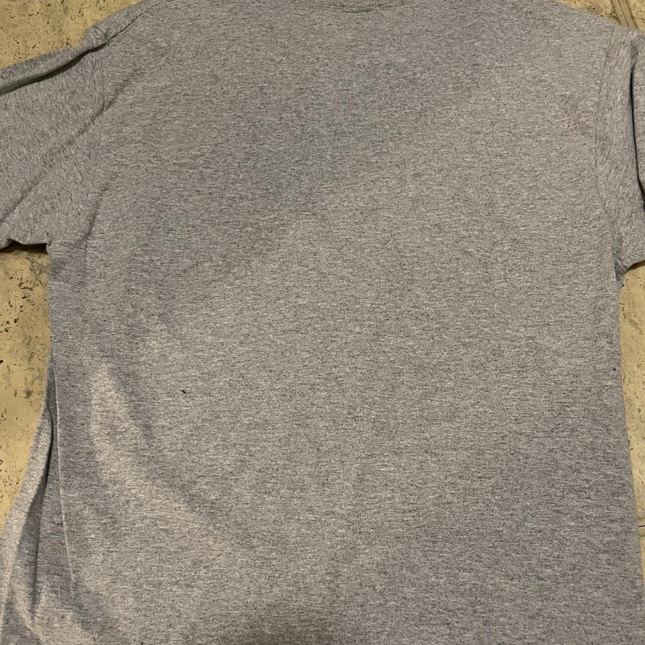 FTP Men's Grey and Black T-shirt | Depop