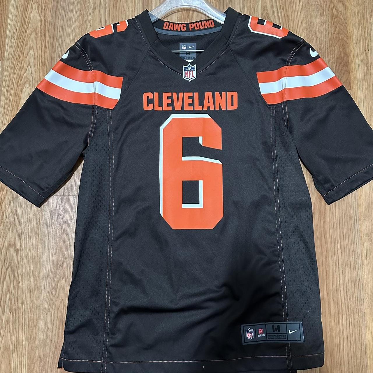 Men's Cleveland Browns Baker Mayfield Nike Orange Game Jersey