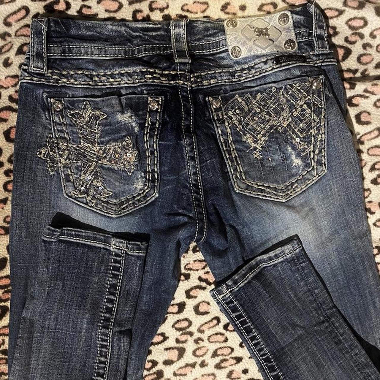MISS ME JEANS -size 27 (fits like a small) -no... - Depop