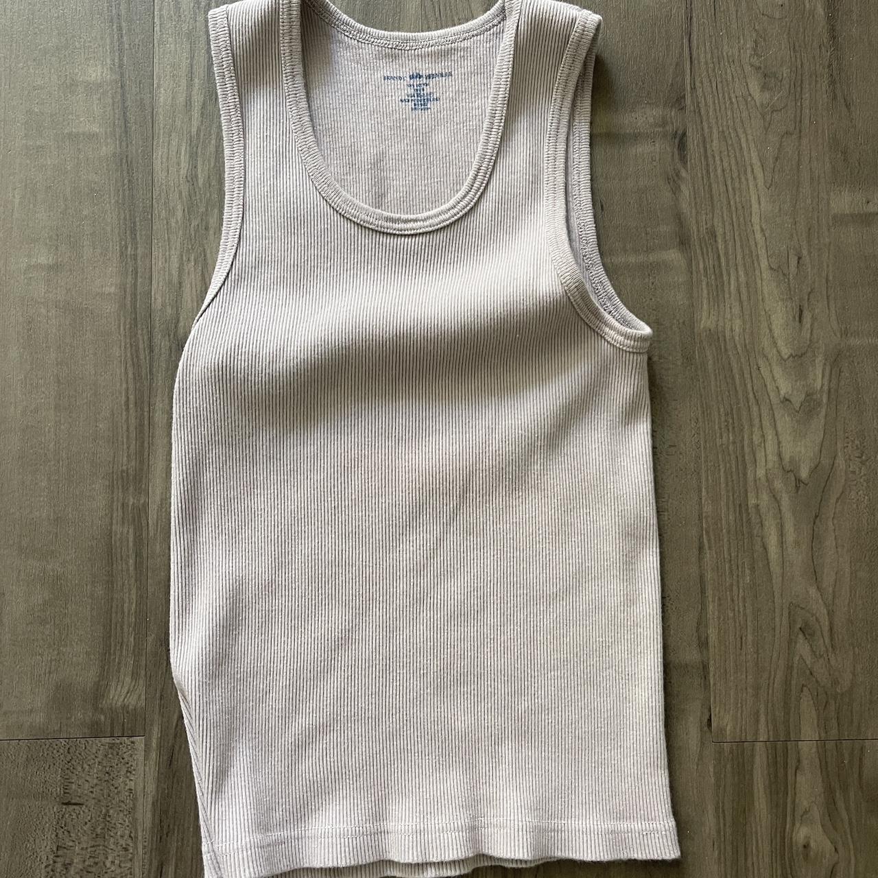 Brandy melville pale pink tank top size small Depop