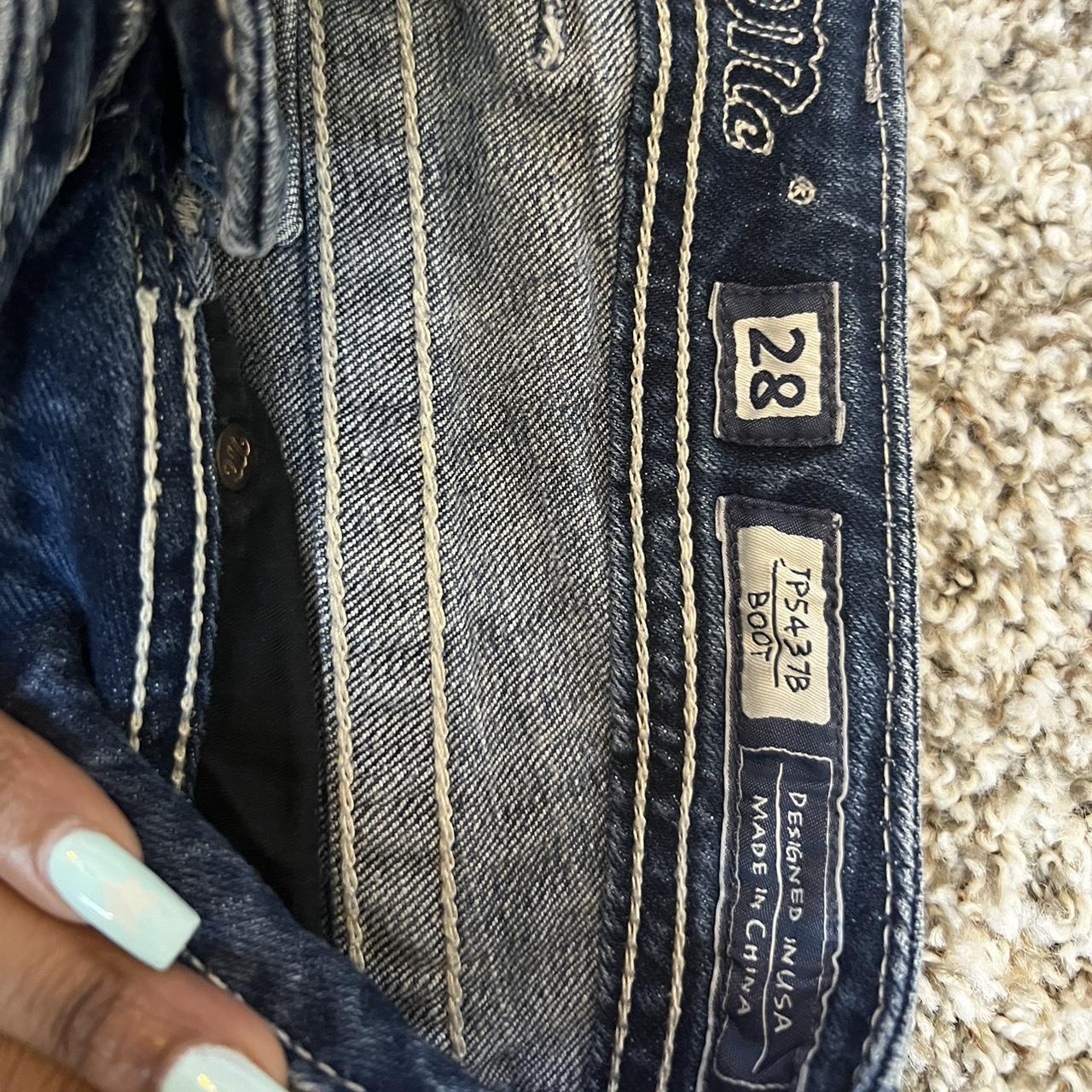 early 2000s miss me lowrise jeans🩵🎀 depop payments... - Depop