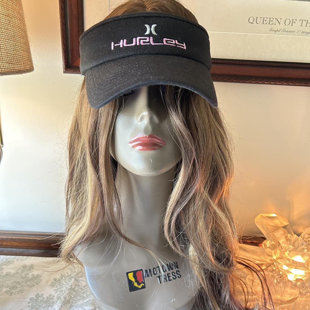 So 90 s Vintage 90s Hurley logo visor black Depop