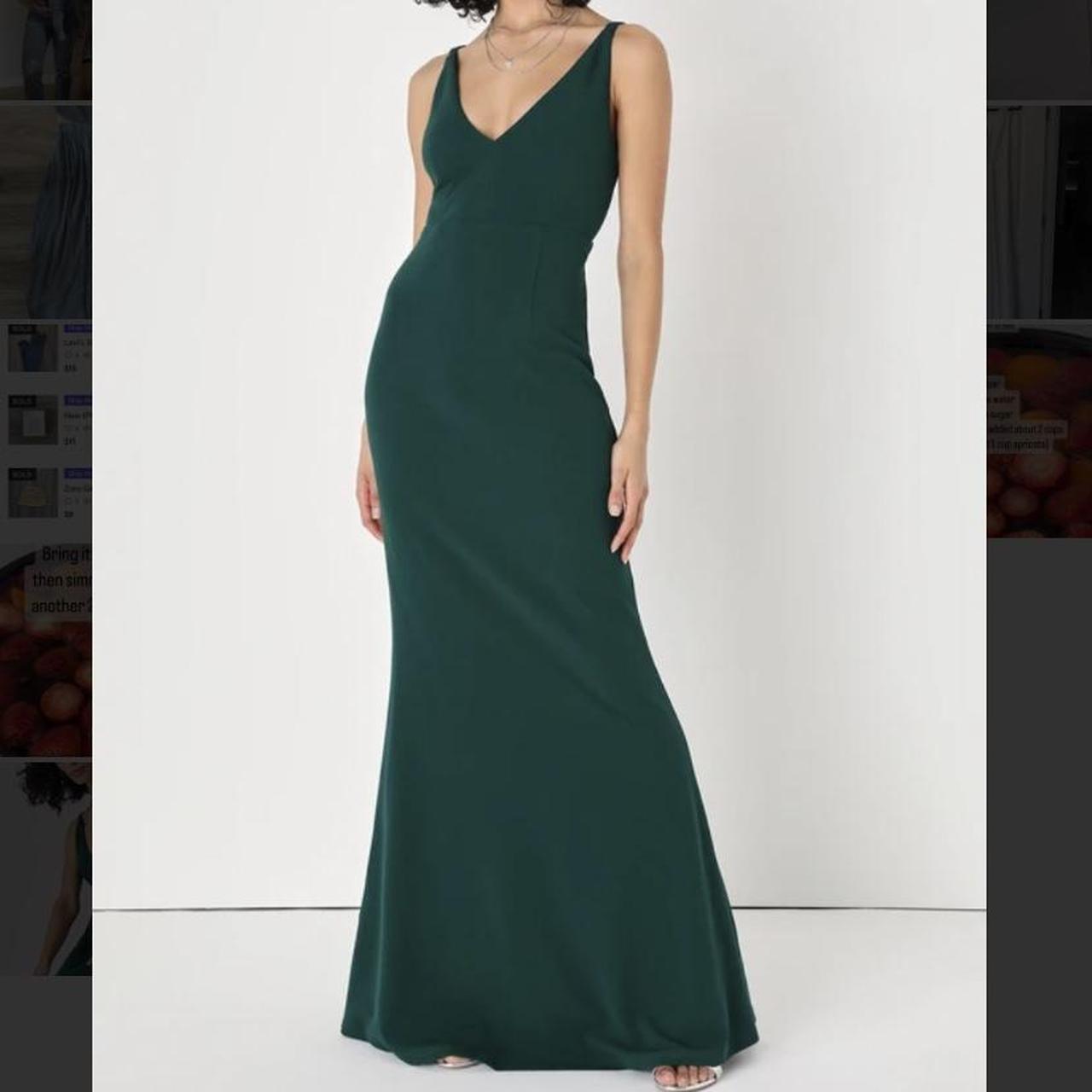 Melora Hunter Green Sleeveless Maxi Dress by