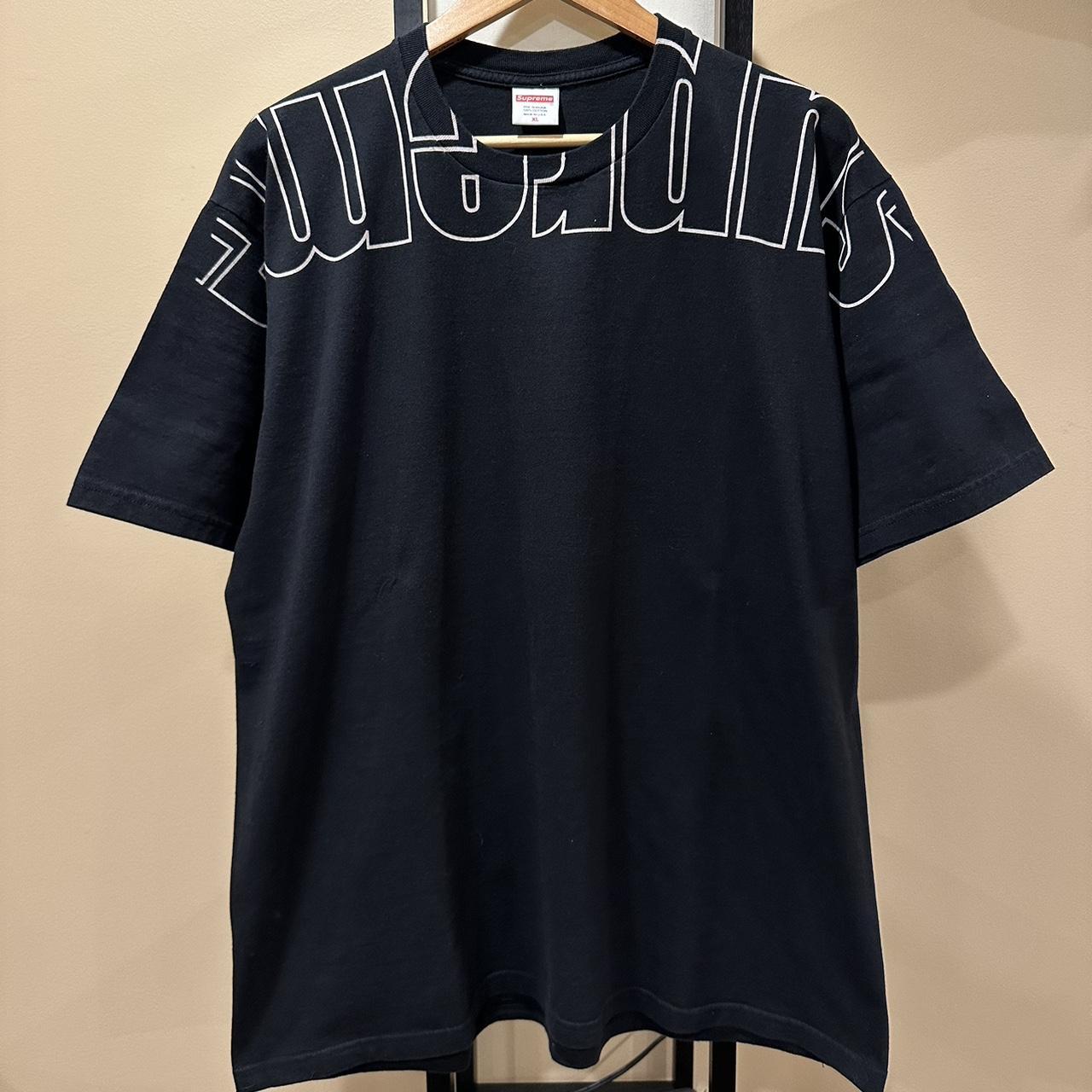 Supreme Upside Down Black Stone FW22 Short Sleeve...