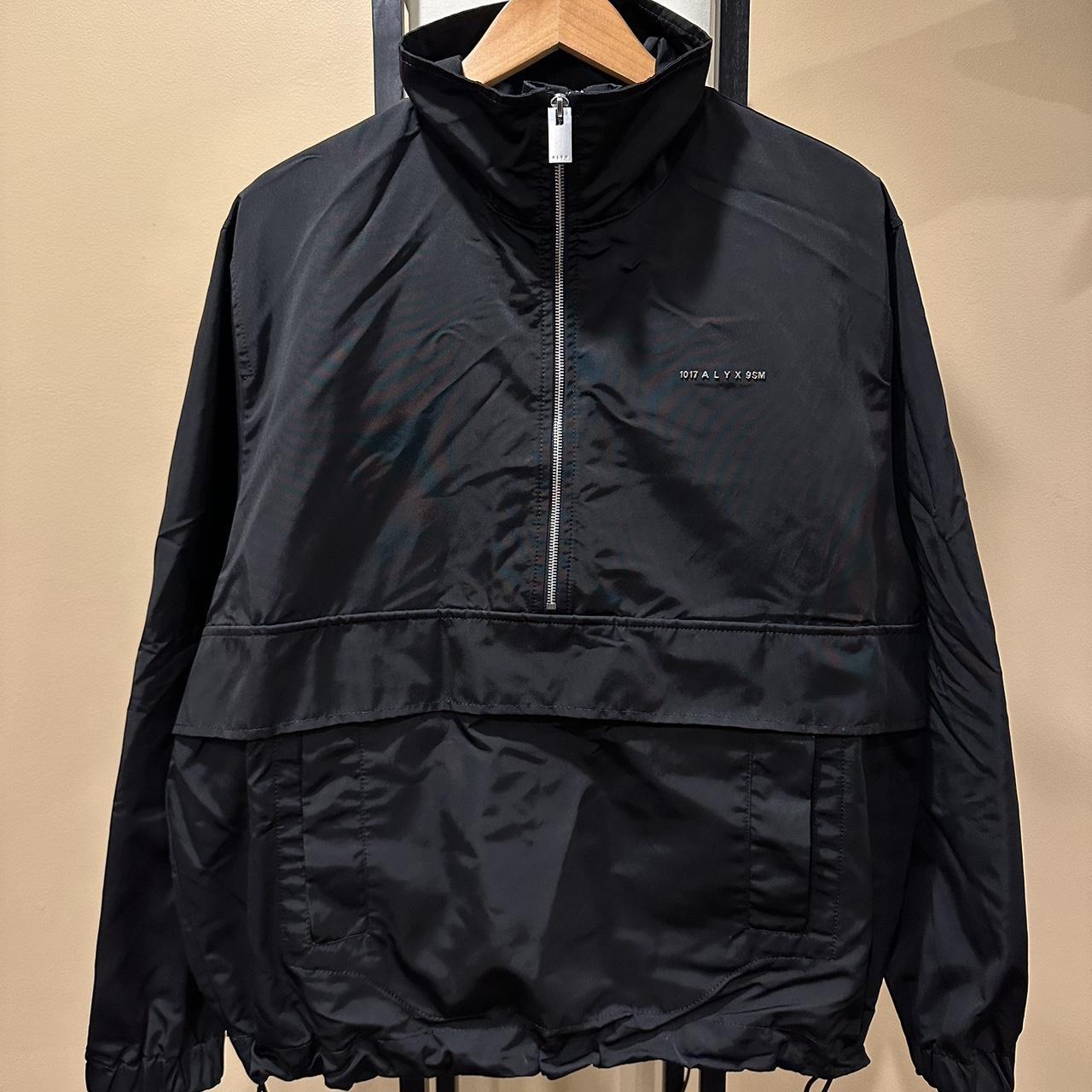 1017 Alyx 9SM Black Track Windbreaker Jacket, Size...