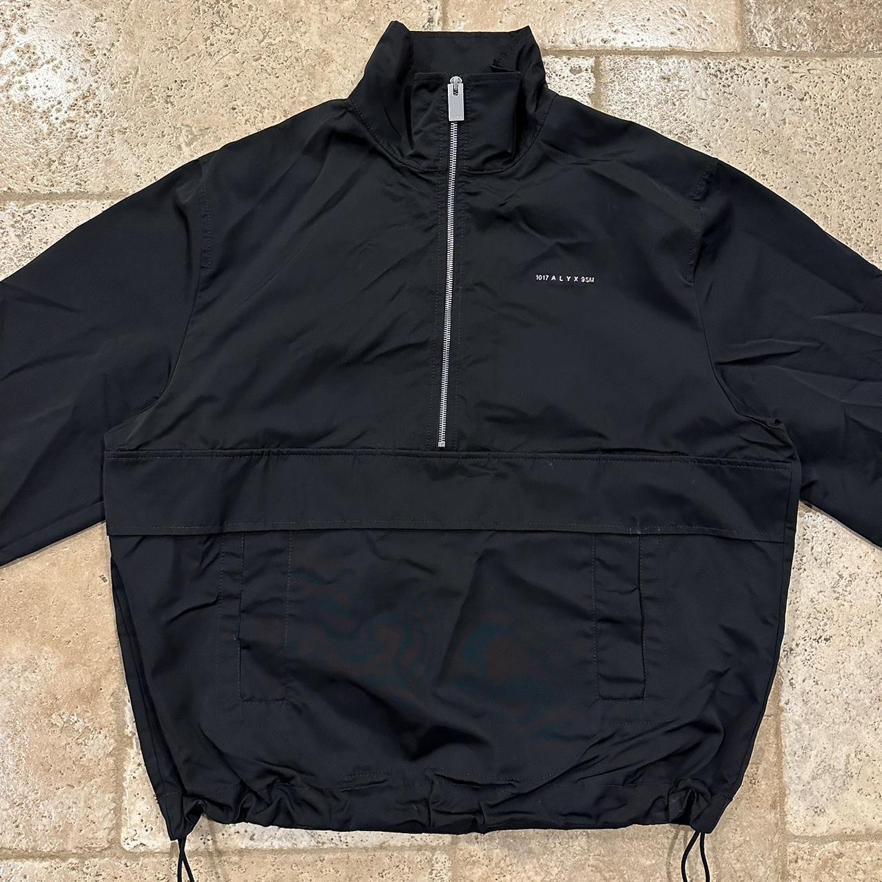 1017 Alyx 9SM Black Track Windbreaker Jacket, Size...