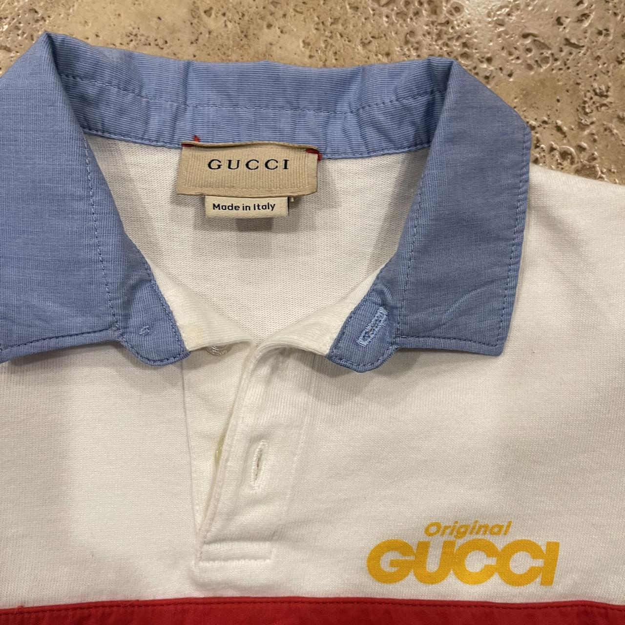 Gucci Polo Shirts Black GG Short Sleeve With Tag - Depop