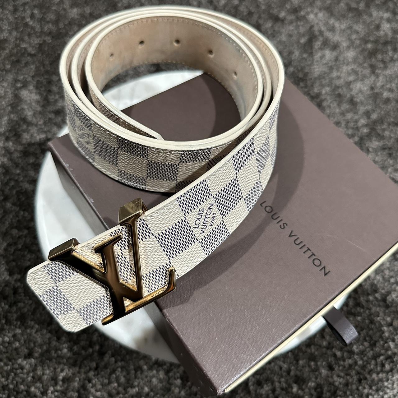Louis Vuitton LV Initiales 40mm Gold White Damier