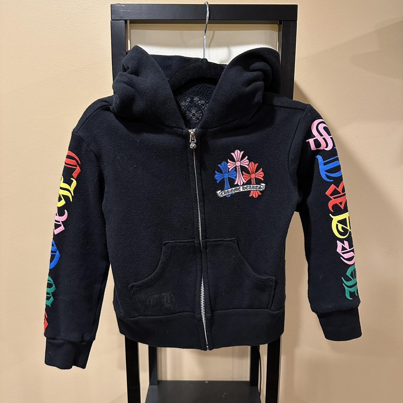 Chrome hearts cross discount hoodie