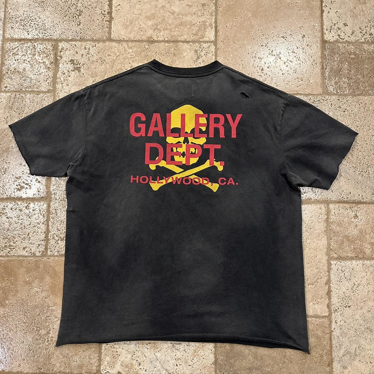Gallery Dept Skull Crossbones Zip SS23 Distressed | Depop
