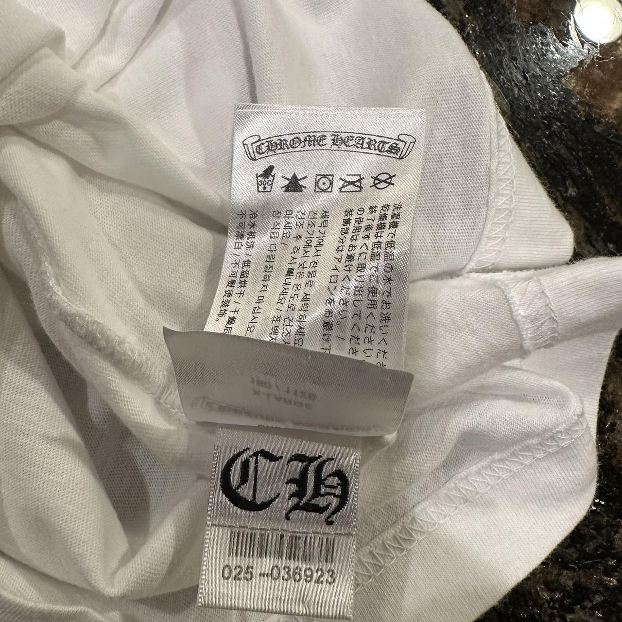 Chrome Hearts White / Yellow Script Hollywood | Depop Chrome Hearts White / Yellow Script Hollywood | Depop