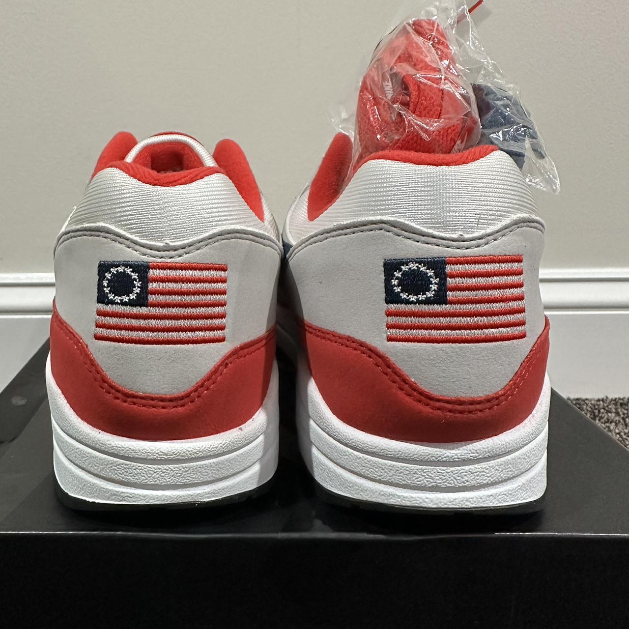 Air Force Brick Red Flag Air Max Red White Blue Nike Air Max USA