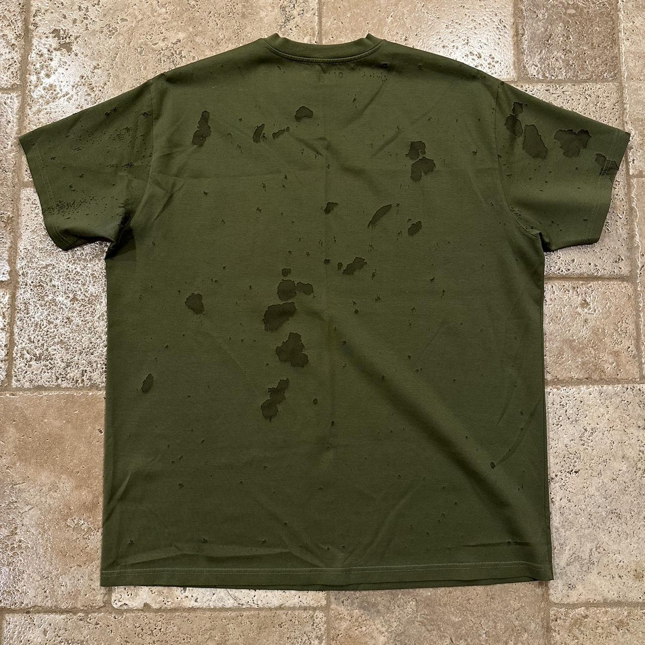 Givenchy Destroyed / Distressed Olive Paris Logo | Depop