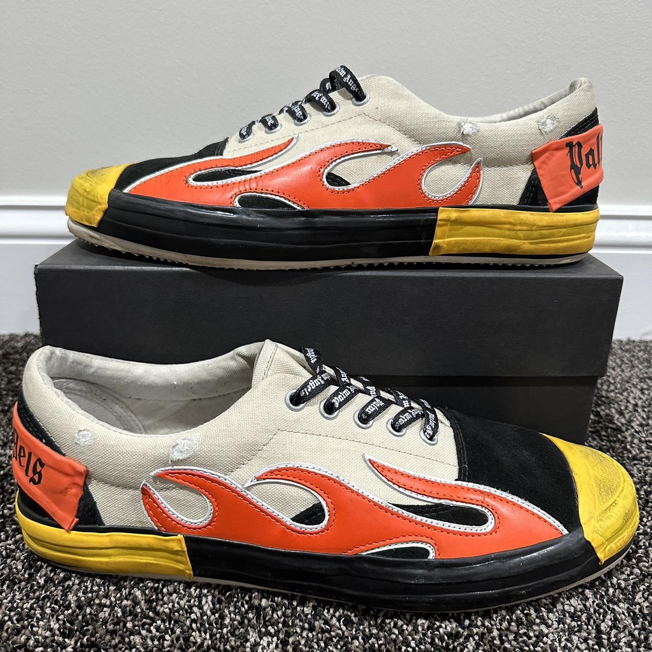 Palm Angels Flame Orange/Mulicolor Low Too Sneaker...