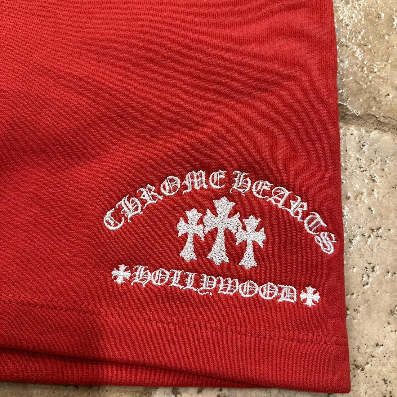 Chrome Hearts Cemetery Three Cross Logo Embroidered | Depop