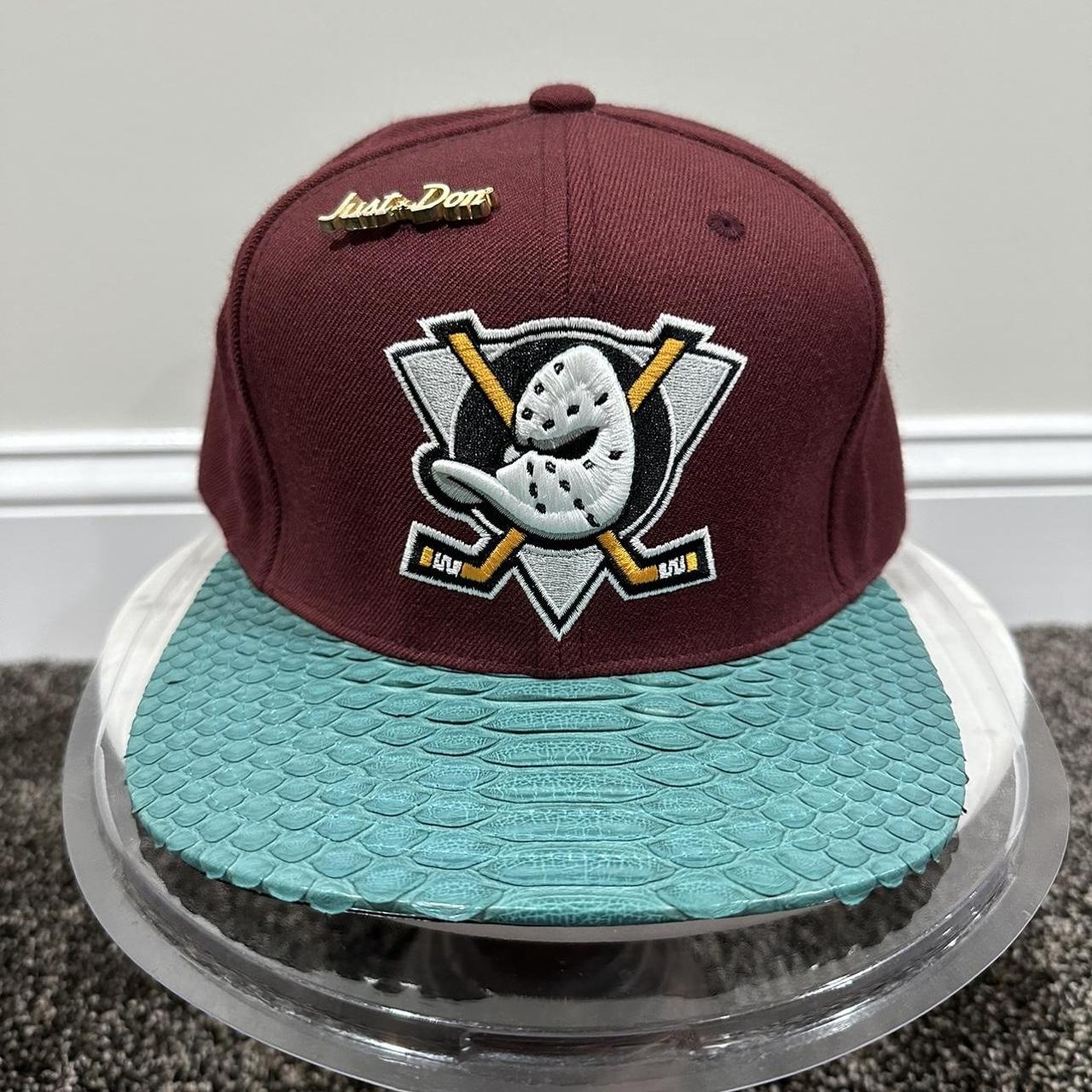 Rare Mighty 2024 Ducks Mitchell and Ness SnapBack Hat 20th Anniversary