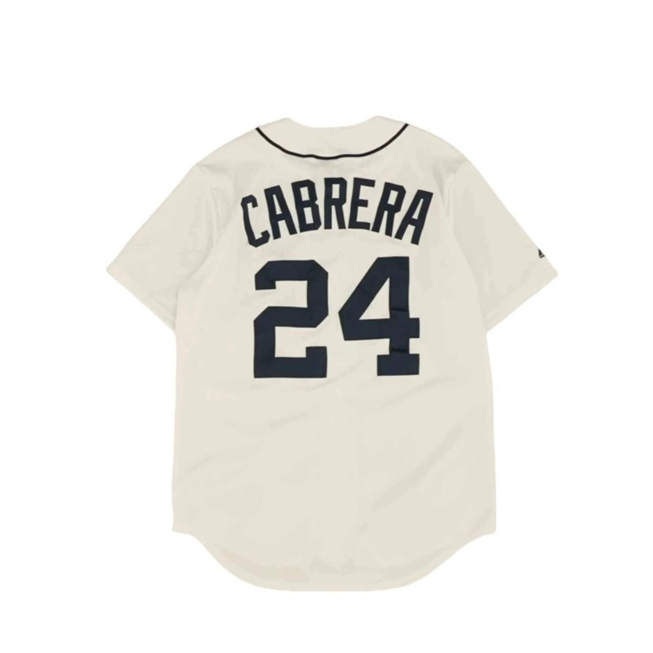 Detroit baseball Cabrera 24 Majestic Jersey No - Depop