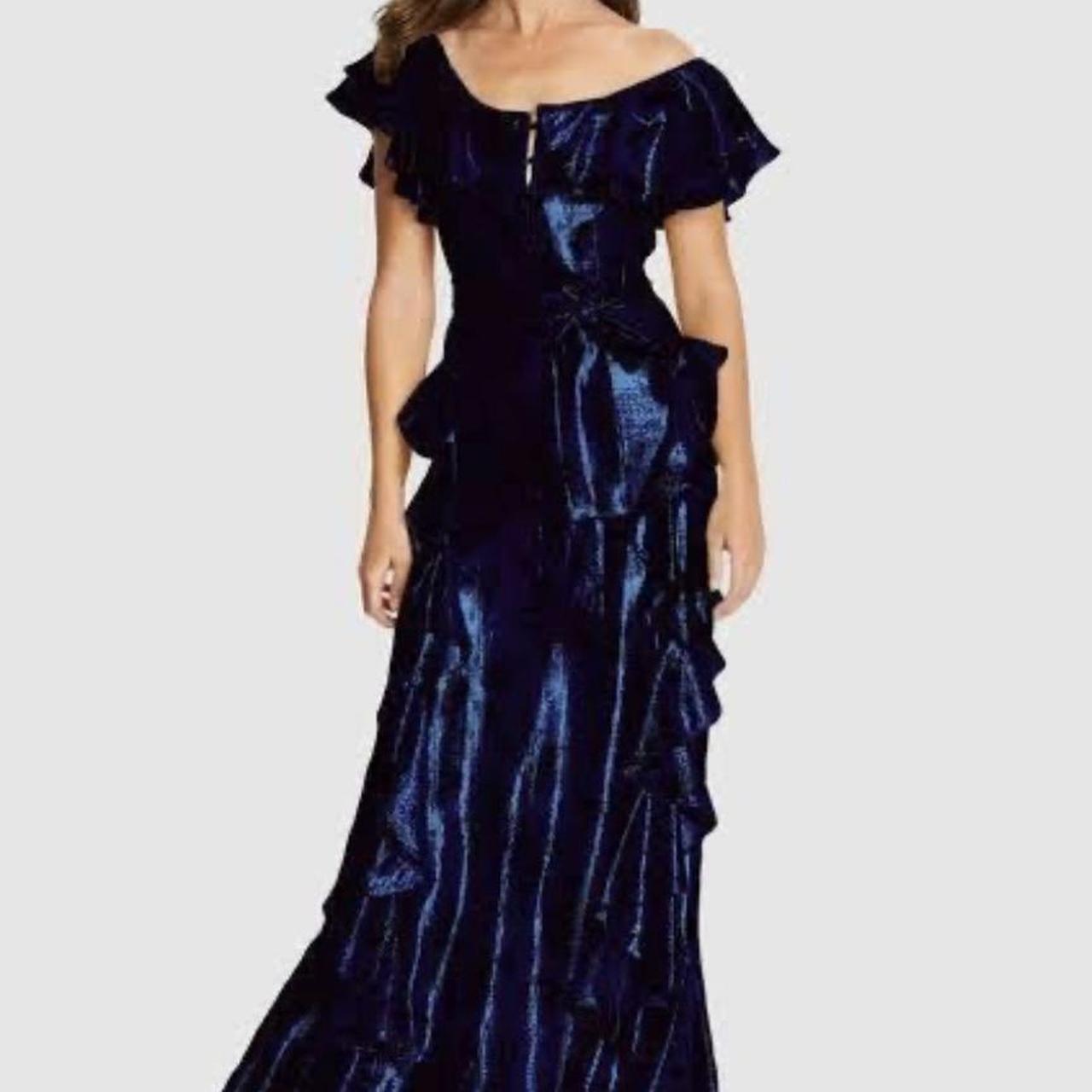 Alice McCall Midnight Moves Indigo Gown Bought:... - Depop