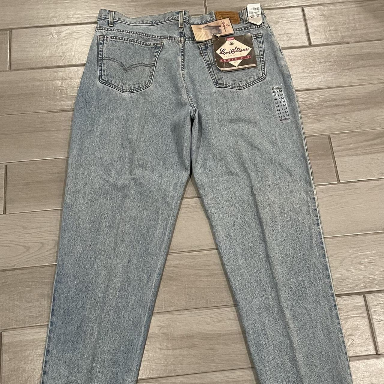 deadstock vintage levis brown tabs from the... - Depop