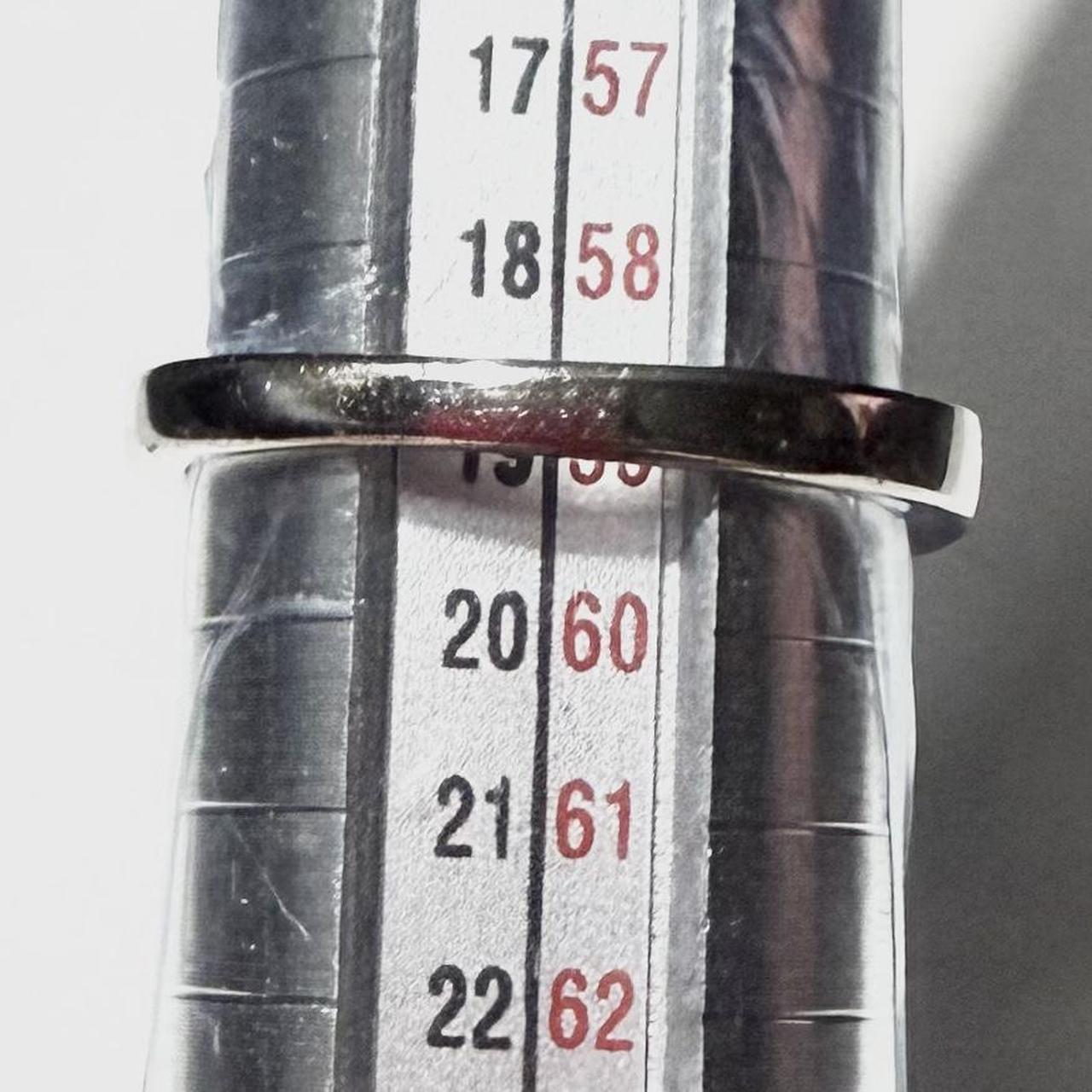 Women's Ring - Blue/Silver – Large Rectangular Bl… - image 7