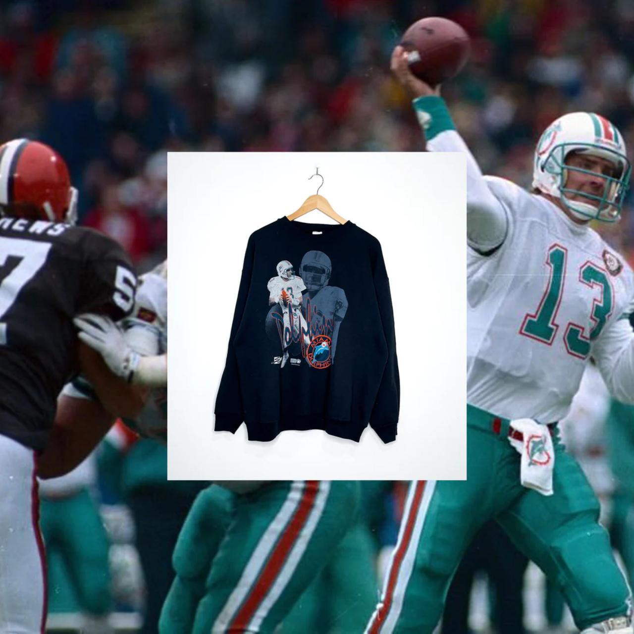 Vintage Miami Dolphins NFL Crewneck sweatshirt. Tagged as an XL