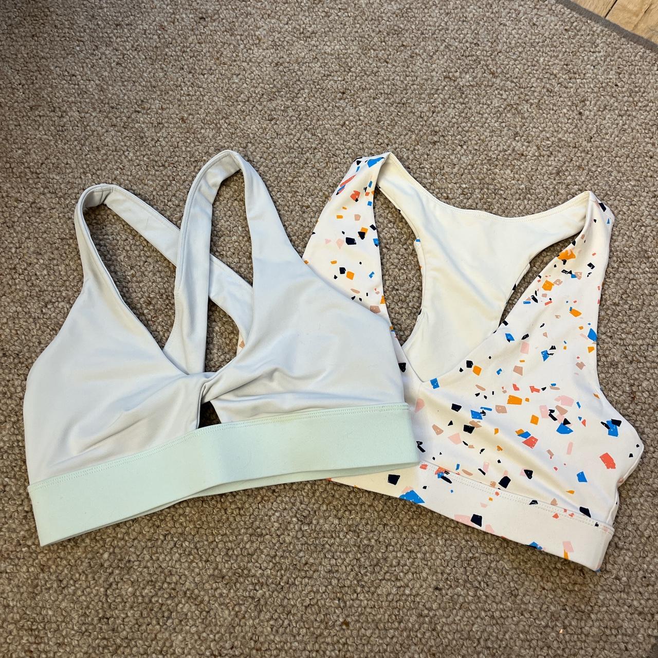 Fabletics sports bras, one with a twist at the... Depop