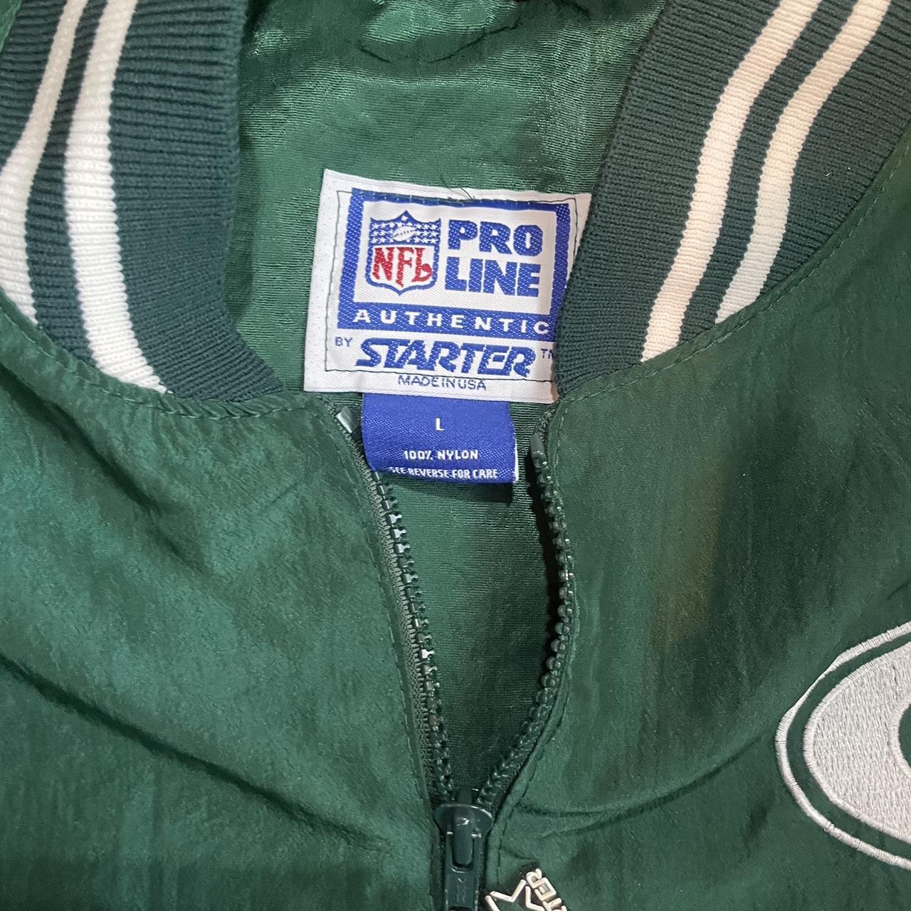 Vintage Green Bay Packers winter jacket! Quarter zip - Depop