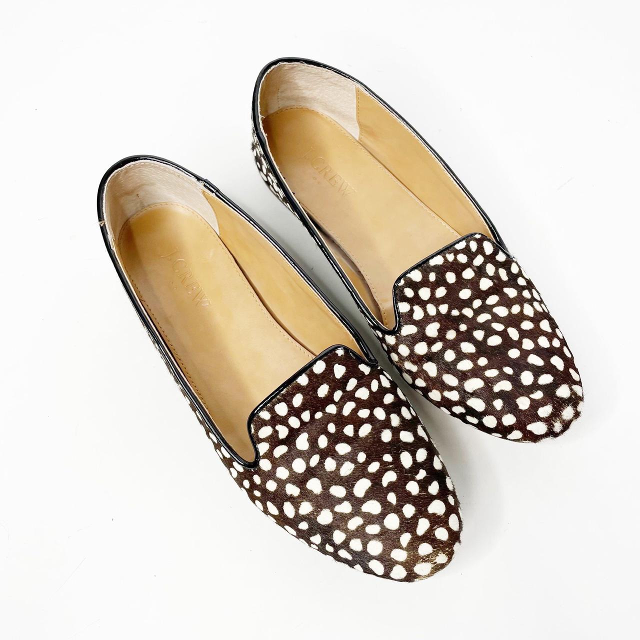 J crew best sale leopard moccasins