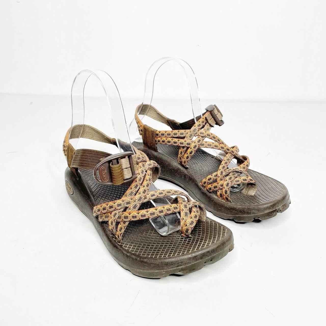 Chaco ZX 2 Unaweep Sandals Brown Orange Strappy Depop