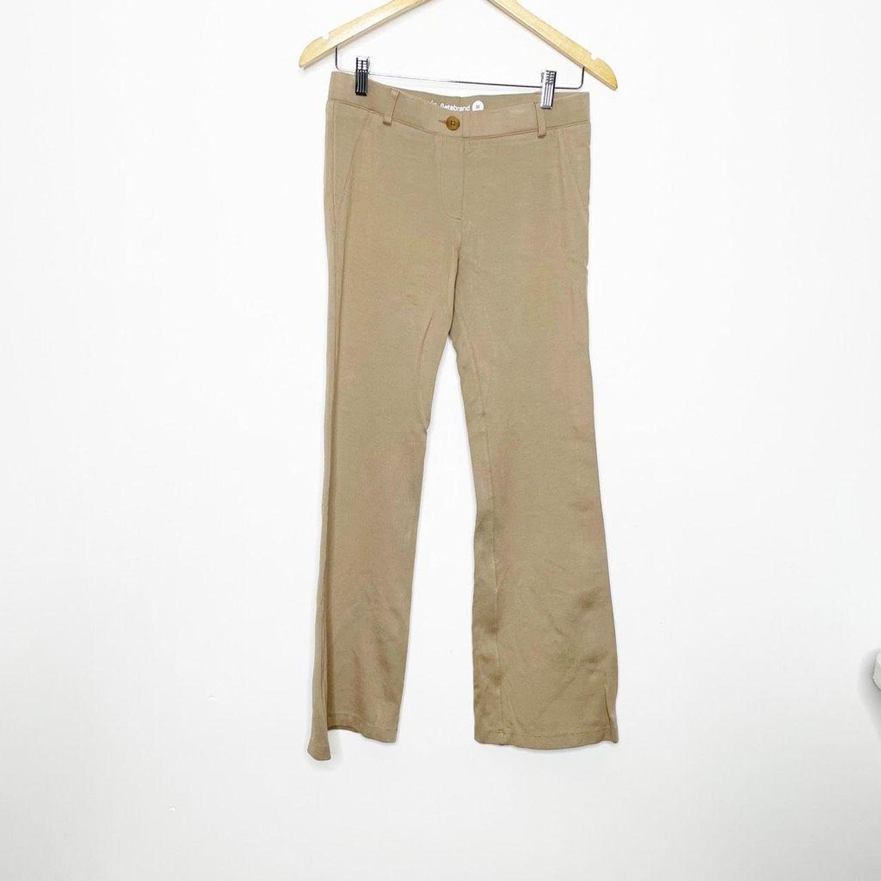 Betabrand Classic Boot-Cut Dress Pant Yoga (Khaki - Depop