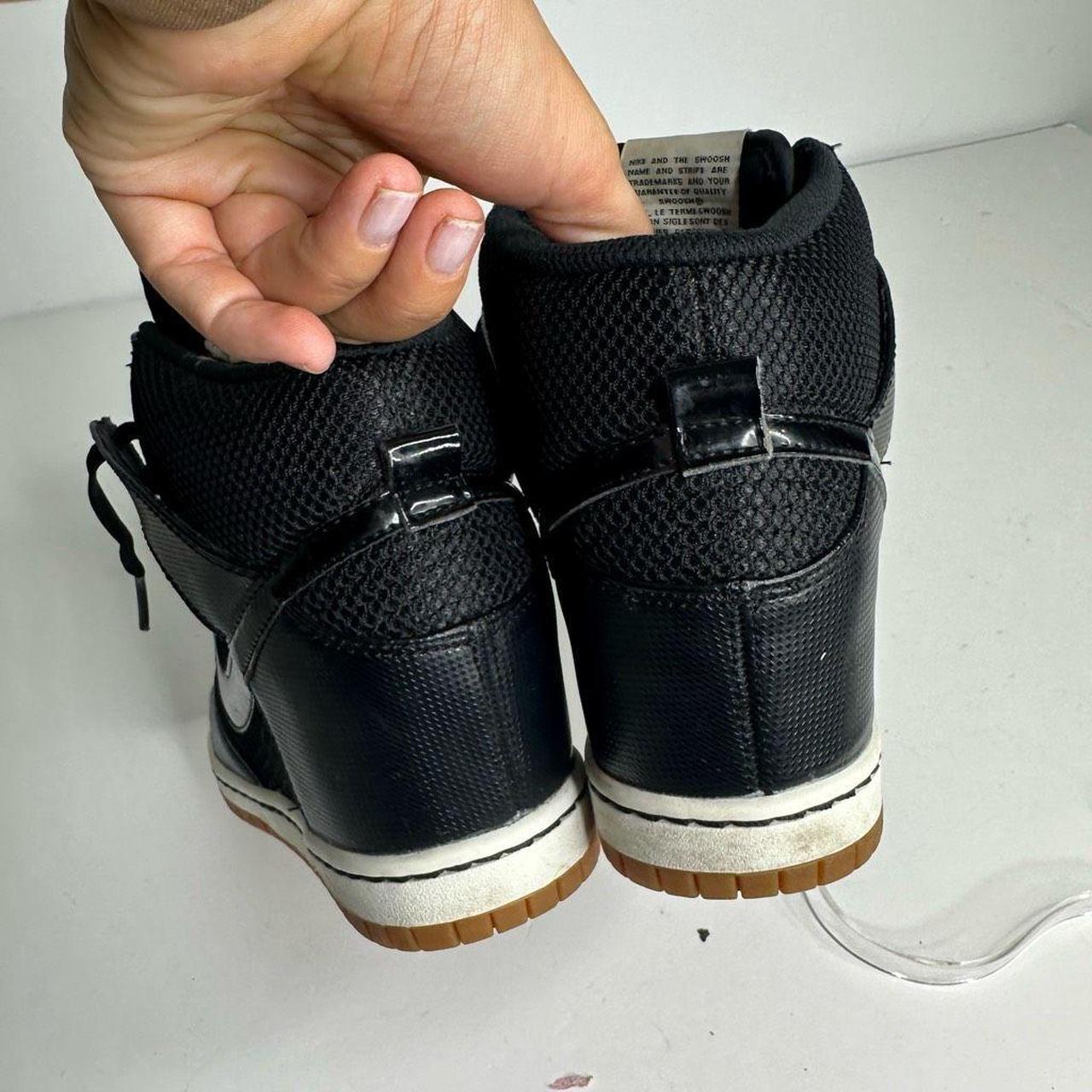 NIKE Dunk Sky Hi Mesh Sneaker black 2012 Depop