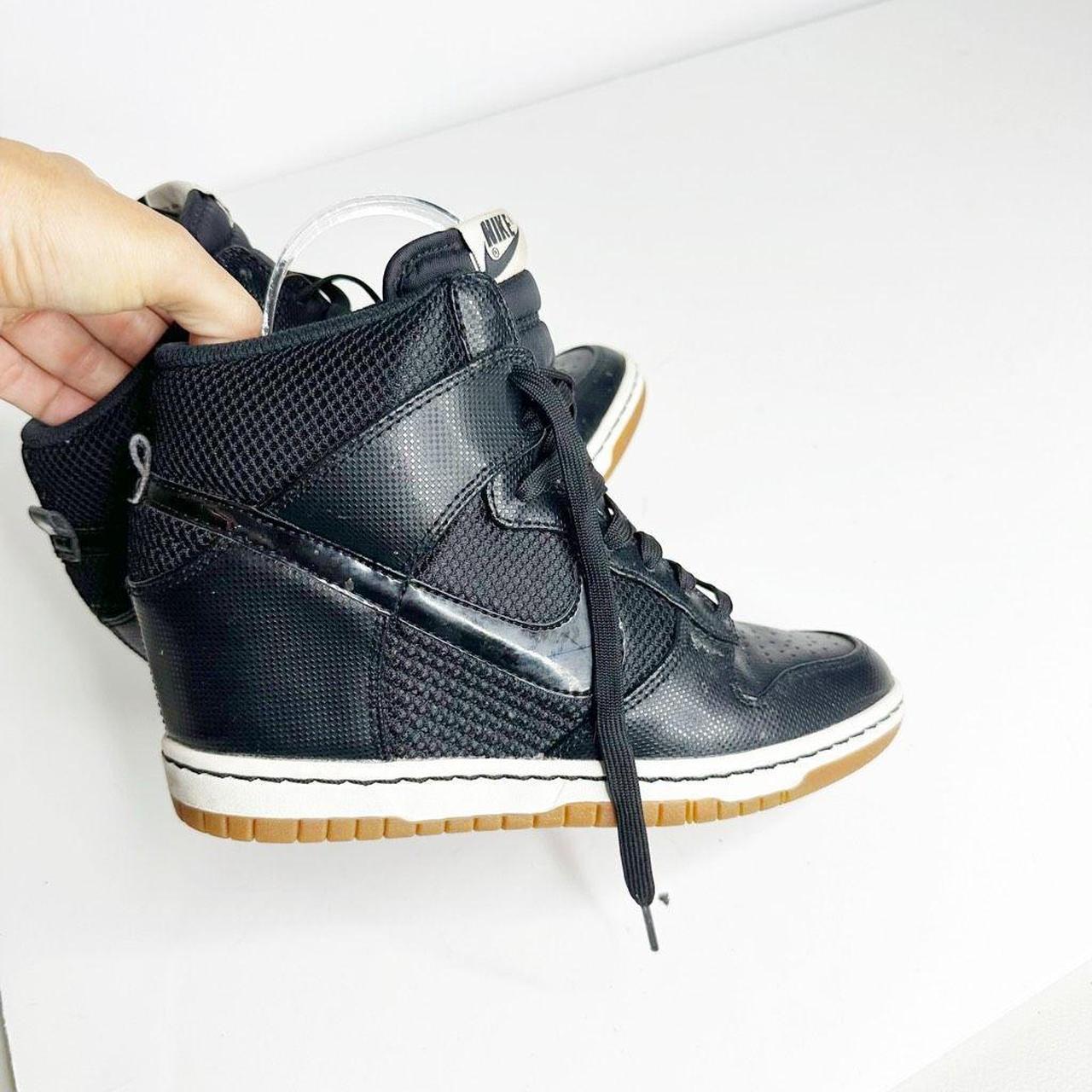 NIKE Dunk Sky Hi Mesh Sneaker black 2012 Depop