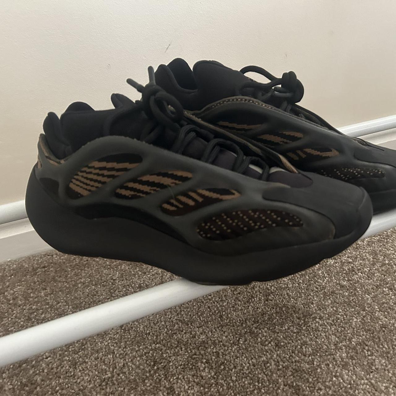 Yeezy 700 v3 black and brown Comes with box in... - Depop