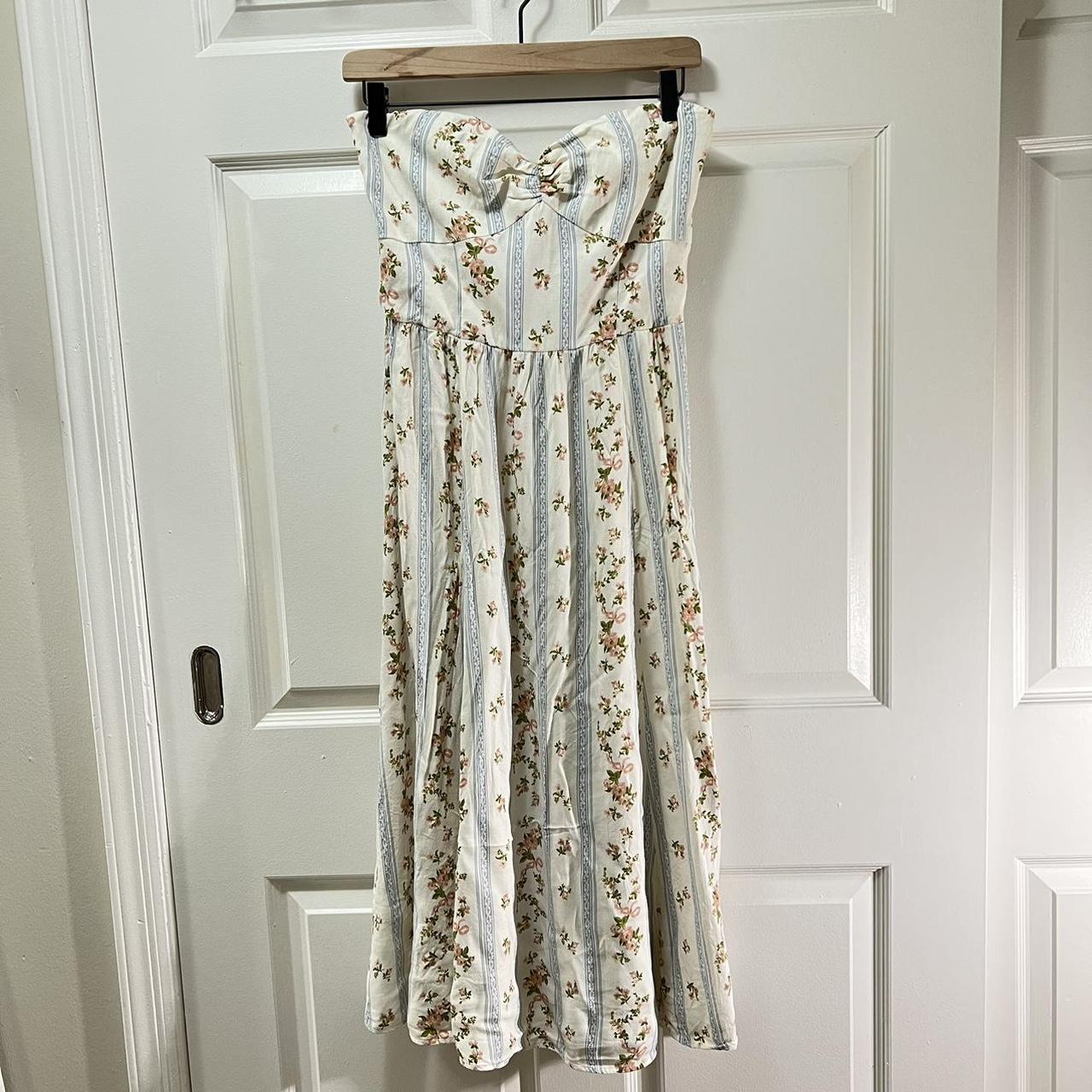 Reformation Aymeline Dress in Surrey Pattern Depop