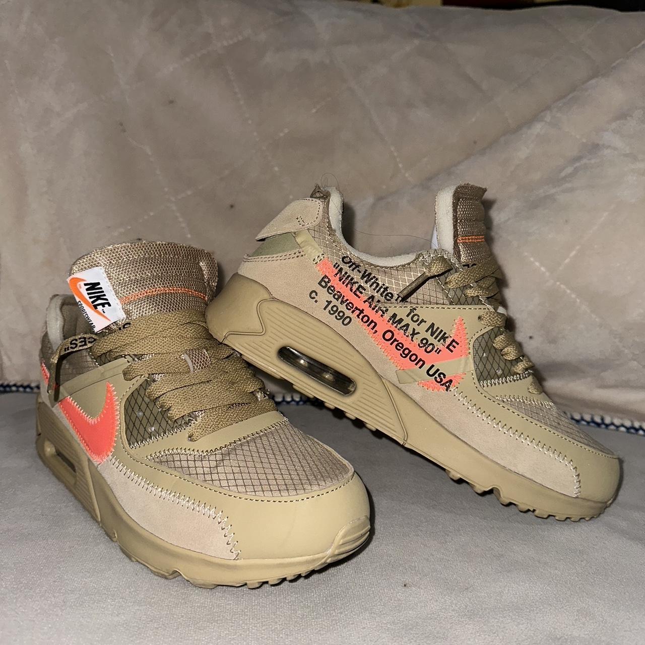 tan air max off white