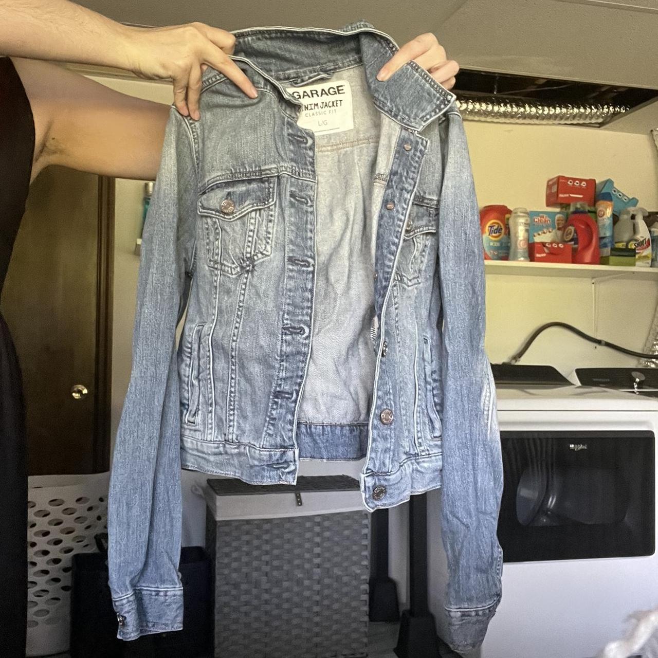 Denim on sale garage jacket