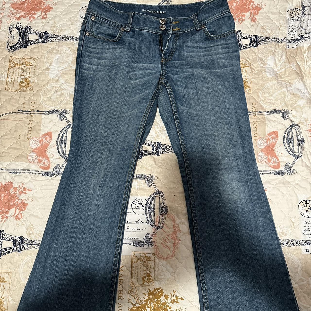 Banana Republic Women's Blue Jeans | Depop