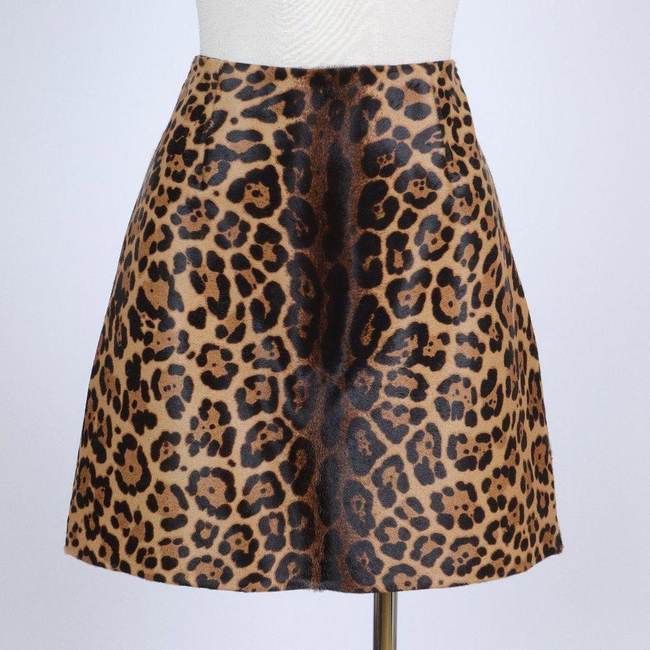 Michael kors deals animal print skirt