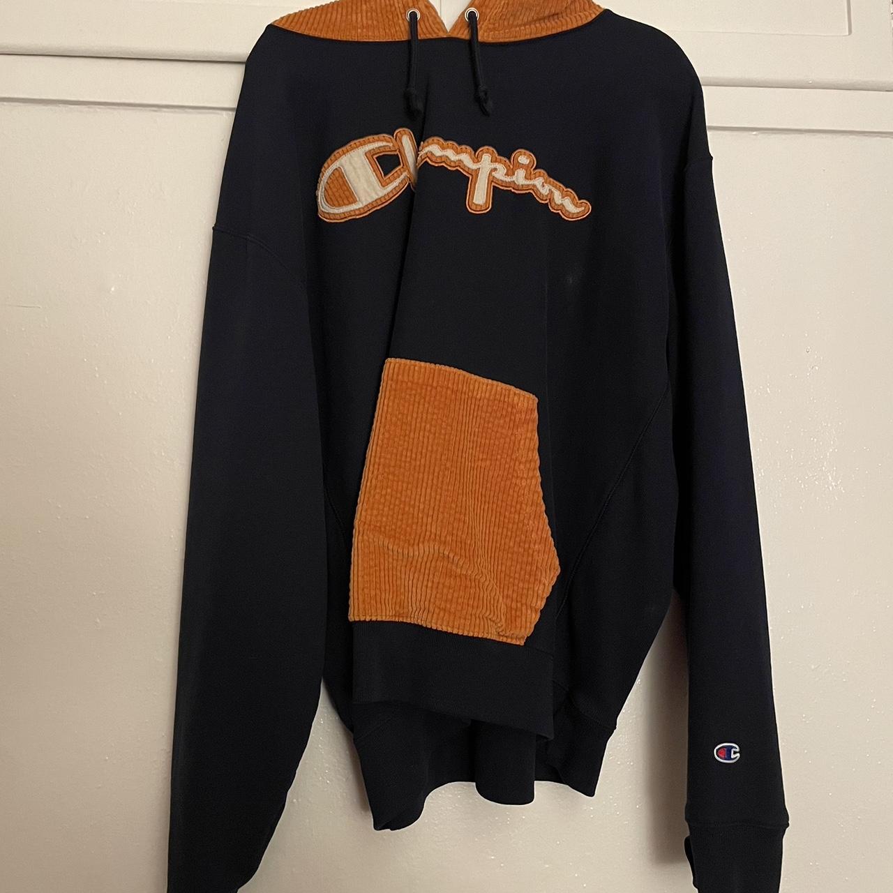 Orange and blue deals champion hoodie